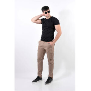 Pantalón cargo semi chupin de hombre